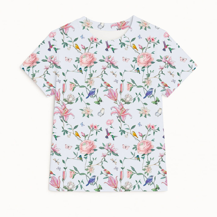 Футболка з коротким рукавом для хлопчиків та дівчаток TSH001 Lilly Print