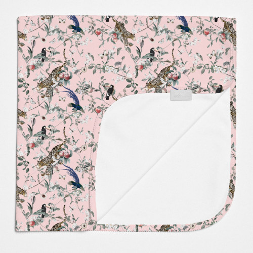 Двошарова дитяча ковдра BL001  Pink Jaguar