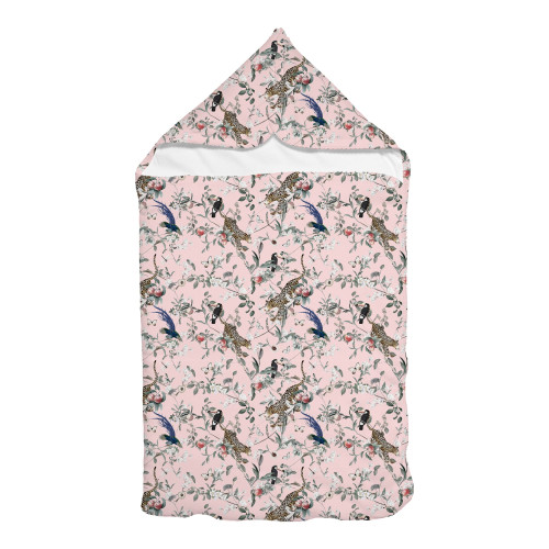 Затишний Конверт (кокон) Babynest C002 Pink Jaguar