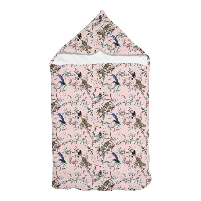 Затишний Конверт (кокон) Babynest C002 Pink Jaguar