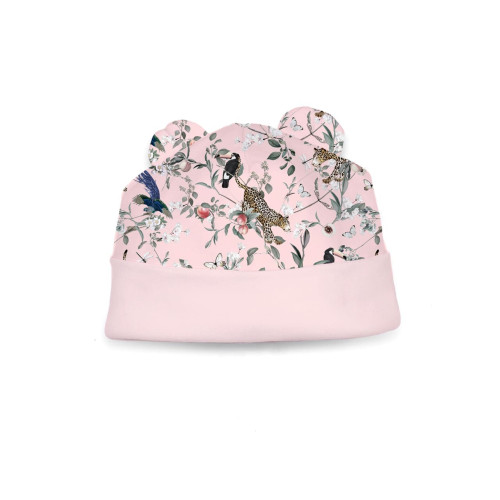 Шапочка з вушками H002 Pink Jaguar
