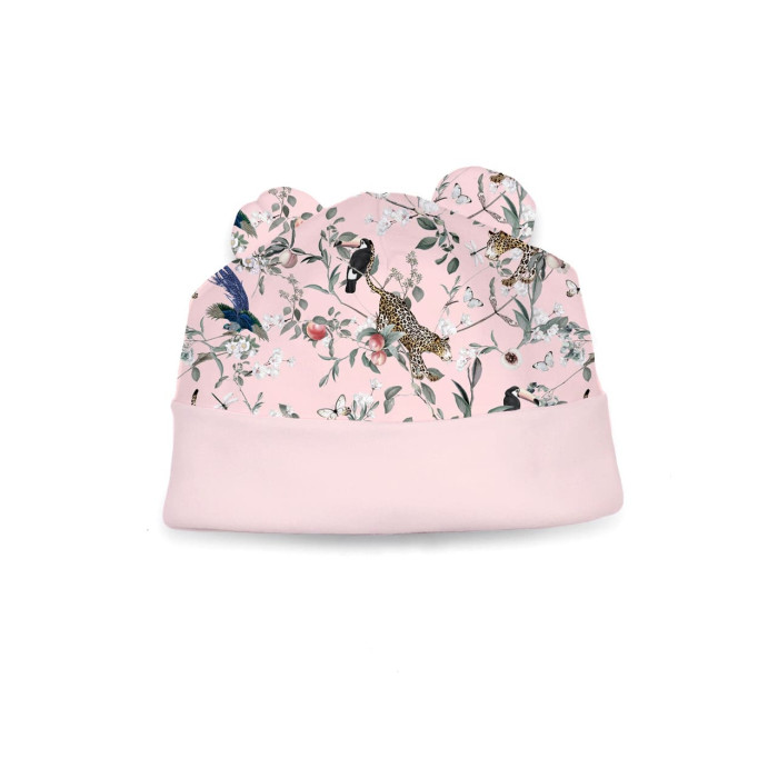 Шапочка з вушками H002 Pink Jaguar