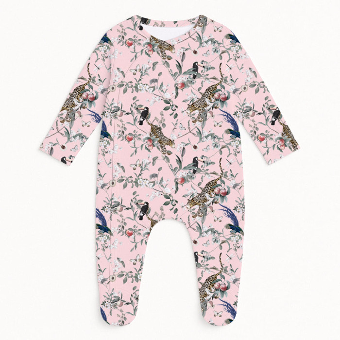 Сліп для малюка з боковою застібкою K020 Pink Jaguar