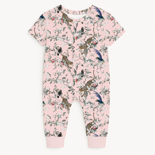 Ромпер з коротким рукавом K061 Pink Jaguar