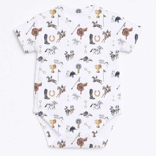 Боди  Kimono с коротким рукавом для малышей BSHL004  Rider