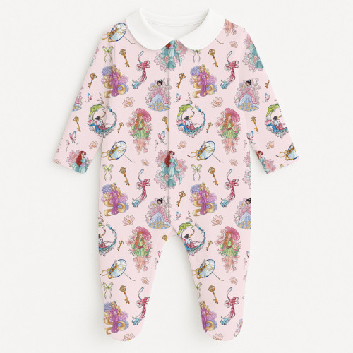 Слип с воротничком из 100% хлопка Pima — модель K063 Sakura