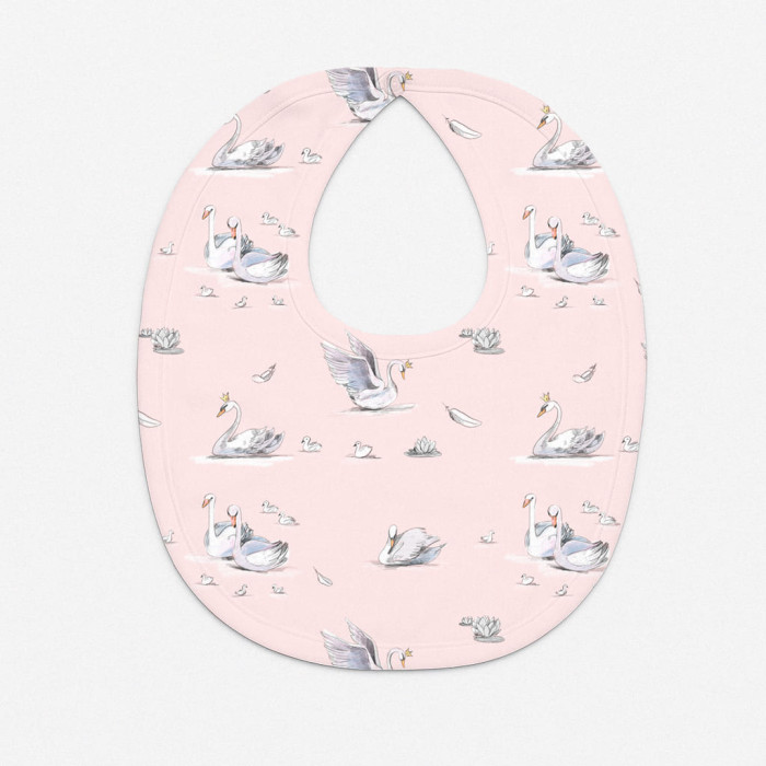Слюнявчик з піко-обробкою BIB005 Swan
