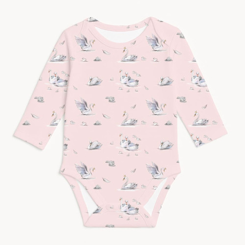 Боди с длинным рукавом  для малышей BLS001 Swan