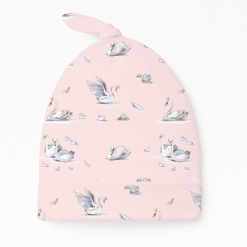 Шапочка з вузликом з бавовни Supima H003 Swan