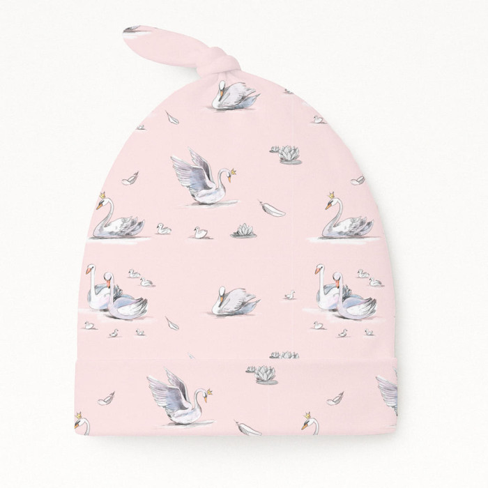 Шапочка з вузликом з бавовни Supima H003 Swan
