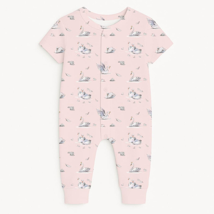 Ромпер з коротким рукавом K061 Swan