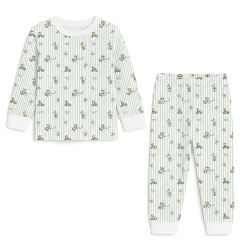 Дитяча піжама з довгим рукавом з 100% pima котона PJ001 OLIVER