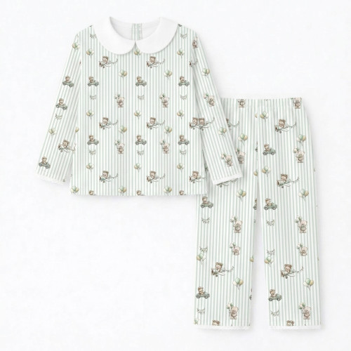 Дитяча піжама з комірцем 100% pima котона PJ020 OLIVER