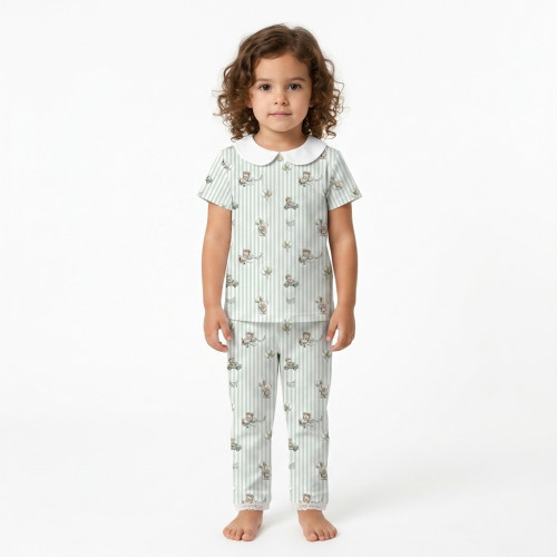 Дитяча піжама з комірцем 100% pima котона PJ021 OLIVER