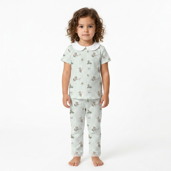 Дитяча піжама з комірцем 100% pima котона PJ021 OLIVER