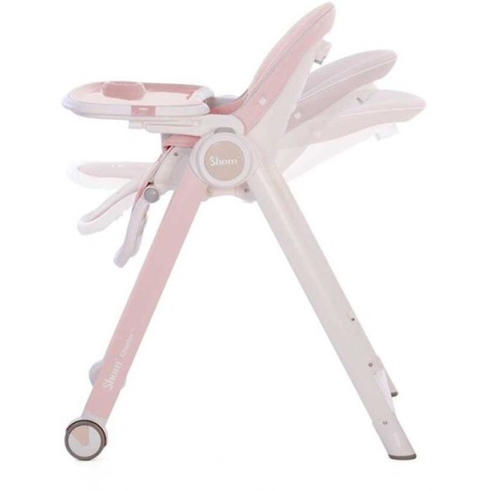 Стілець для годування Shom Chester 2.0 Soft Pink