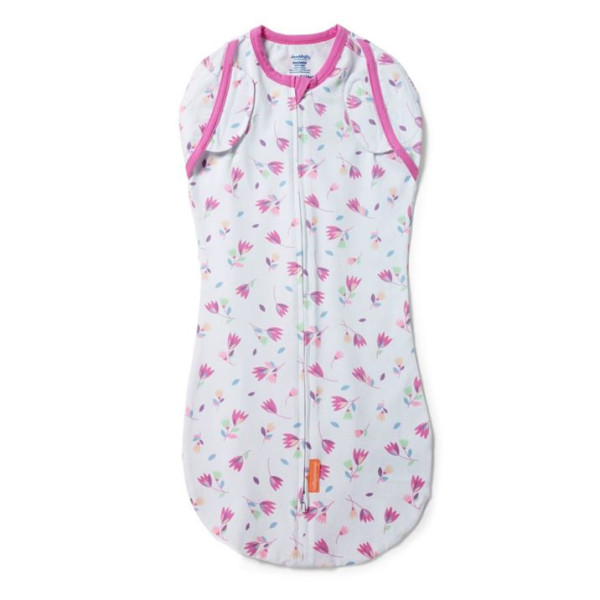 Конверт на блискавці Arms Free SwaddleMe Tumbling Tulip розмір L від 4 до 6 місяців, 6.4-8.2 кг.