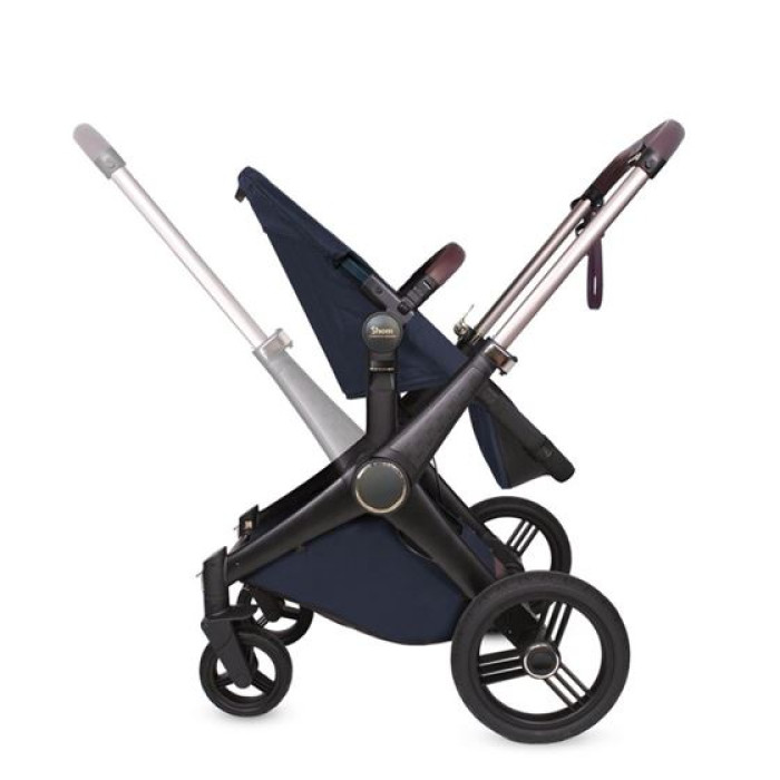 Коляска 2 в 1 Shom Roberto Verino Elegance Navy Blue