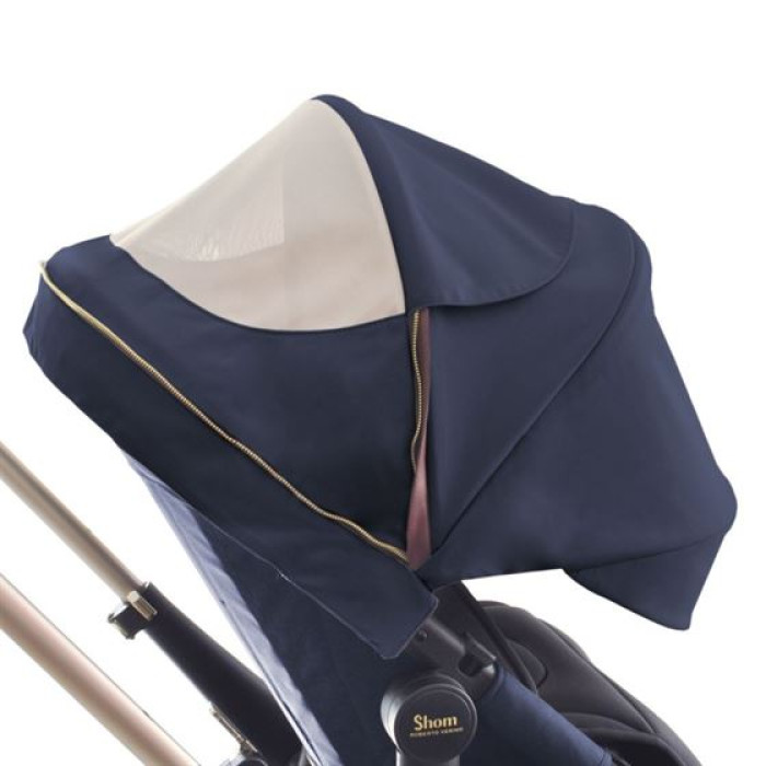 Коляска 2 в 1 Shom Roberto Verino Elegance Navy Blue