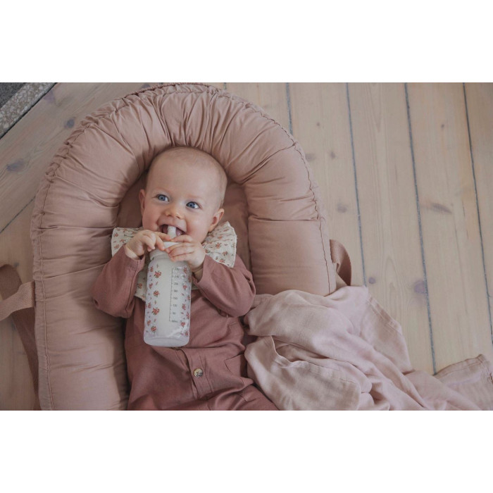 Дитяча скляна пляшечка Elodie Details Eat, Autumn Rose 250 мл.