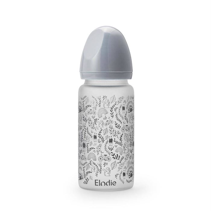 Дитяча скляна пляшечка Elodie Details Eat, Monkey Sunrise 250 мл.