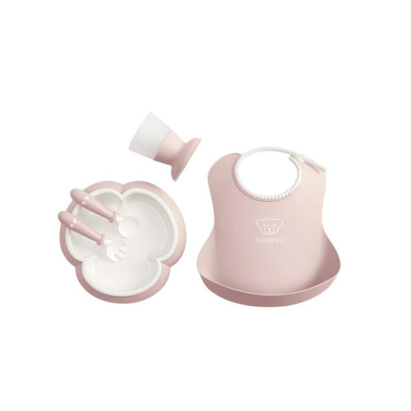 Набір дитячого посуду BabyBjorn Powder Pink, 5 ел.