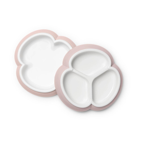 Дитячі тарілочки BabyBjorn Powder Pink, 2 шт.