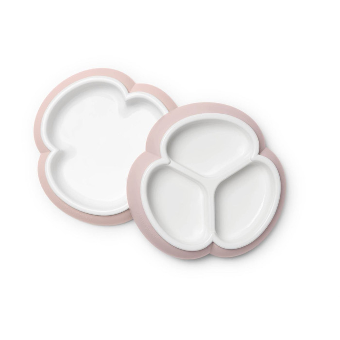 Дитячі тарілочки BabyBjorn Powder Pink, 2 шт.