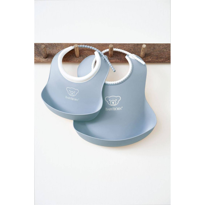 Набір слинявчиків BabyBjorn Powder Blue 2 шт.