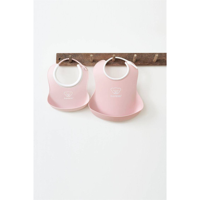 Набір слинявчиків BabyBjorn Powder Pink 2 шт.