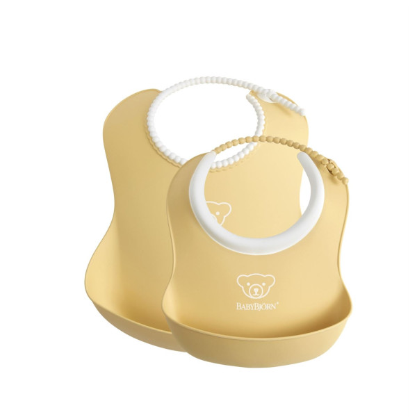 Набір слинявчиків BabyBjorn Powder Yellow 2 шт.