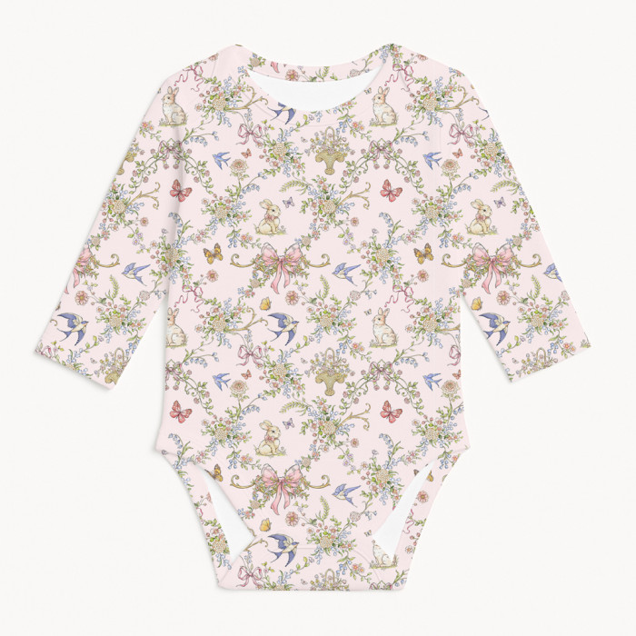 Боди с длинным рукавом  для малышей BLS001  PETAL