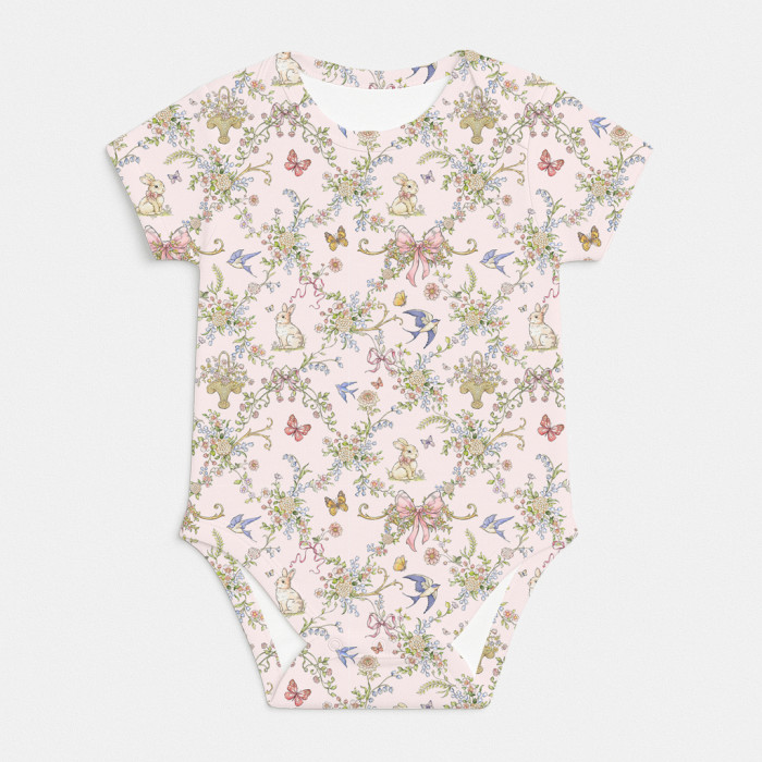 Боді з коротким рукавом для немовлят BSHL001  PETAL