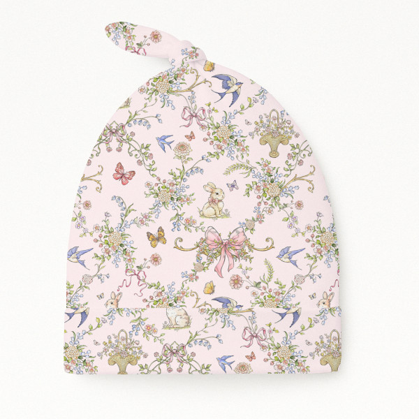Шапочка з вузликом з бавовни Supima H003 PETAL