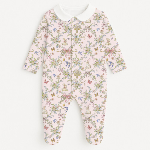 Слип с воротничком из 100% хлопка Pima — модель K063 PETAL