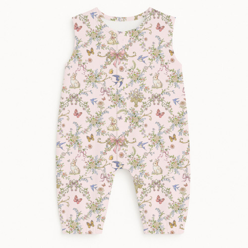 Длинный песочник с рукавами из хлопка Supima R009 PETAL