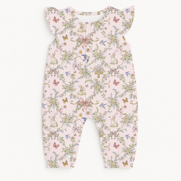 Песочник длинный из хлопка Supima с крылышками R011 PETAL