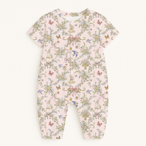 Длинный песочник с рукавами из хлопка Supima R017 PETAL