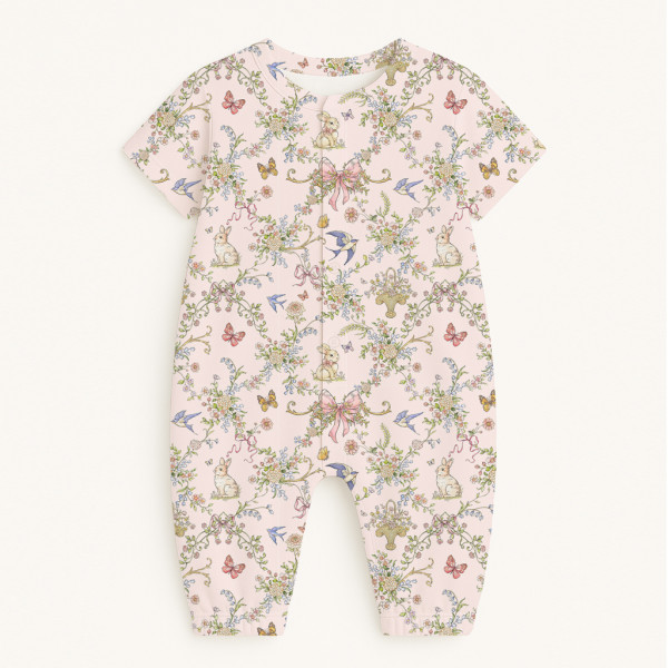 Длинный песочник с рукавами из хлопка Supima R017 PETAL
