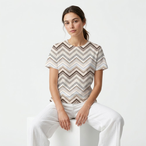 Доросла класична футболка My Little Pie PW-T001 ZIG ZAG CHOCOLATE