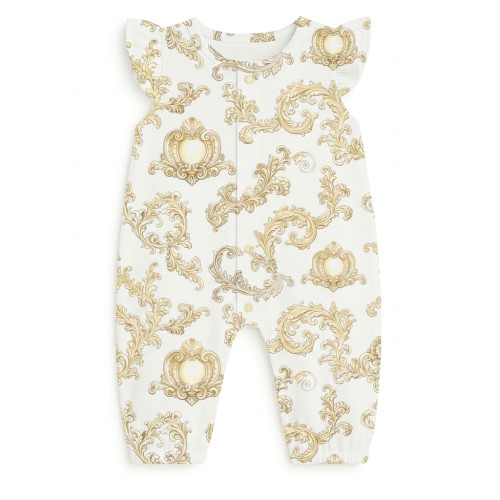 Довгий пісочник із крильцями з бавовни Supima R011 ROYAL BLUSH BEIGE
