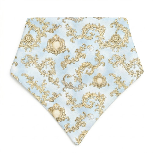 Слинявчик-бандана трикутної форми для немовлят Bib001 ROYAL BLUSH BLUE