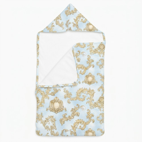 Затишний Конверт (кокон) Babynest C002 ROYAL BLUSH BLUE