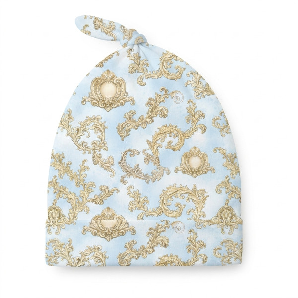 Шапочка з вузликом з бавовни Supima H003 ROYAL BLUSH BLUE