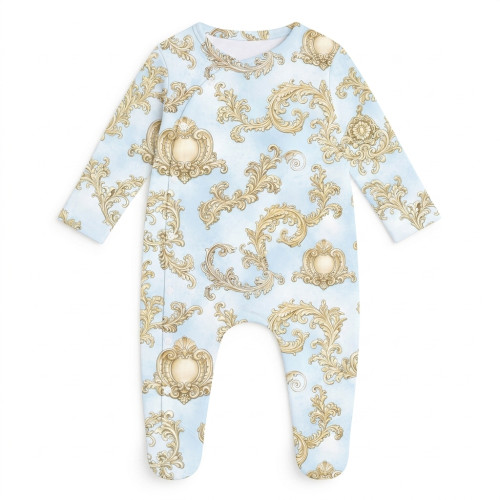 Слип для малыша с боковой застёжкой K020 ROYAL BLUSH BLUE
