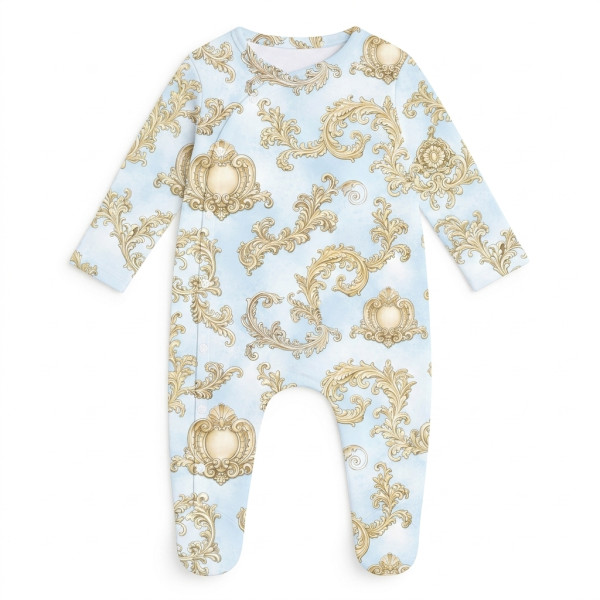 Сліп для малюка з боковою застібкою K020 ROYAL BLUSH BLUE