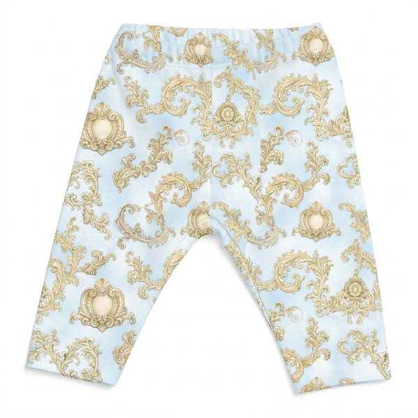 Легінси з органічної бавовни для дівчаток L003 ROYAL BLUSH BLUE