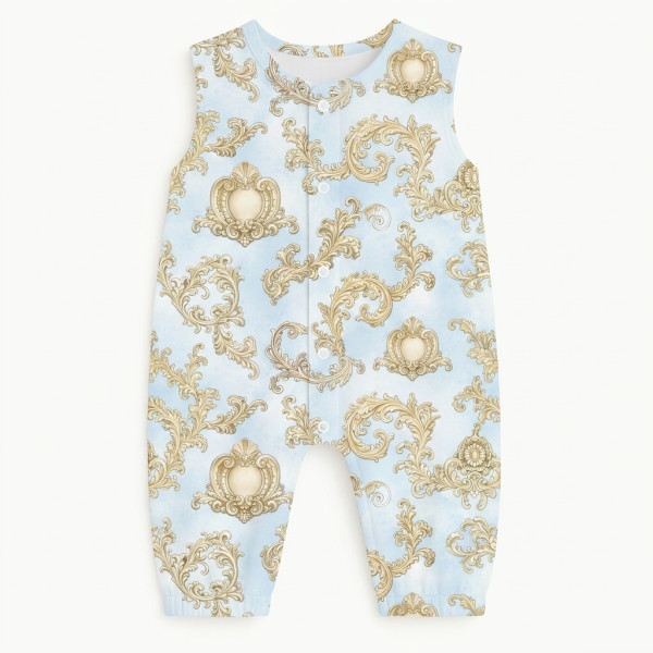 Довгий пісочник із рукавами з бавовни Supima R009 ROYAL BLUSH BLUE