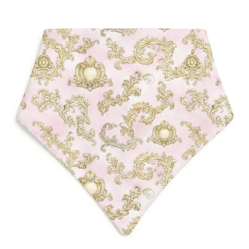Слинявчик-бандана трикутної форми для немовлят Bib001 ROYAL BLUSH PINK
