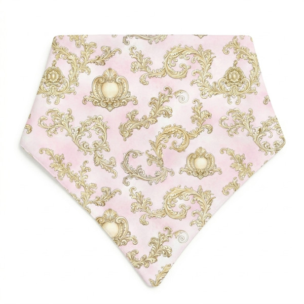 Слинявчик-бандана трикутної форми для немовлят Bib001 ROYAL BLUSH PINK